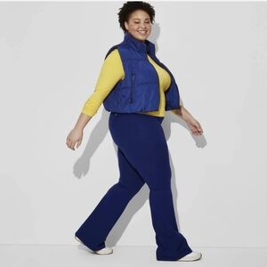 Women's Game Day Mock Turtleneck Puffer Vest